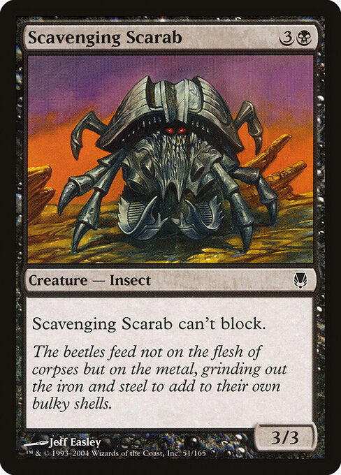 Scavenging Scarab — Darksteel #51 — Non Foil — reference image 1