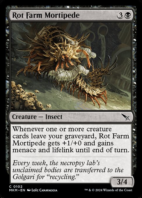 Rot Farm Mortipede — Murders at Karlov Manor #102 — Non Foil