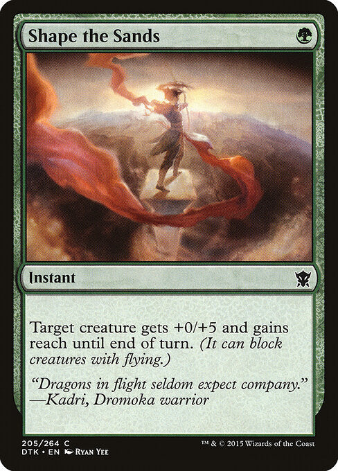 Shape the Sands — Dragons of Tarkir #205 — Non Foil — reference image 1
