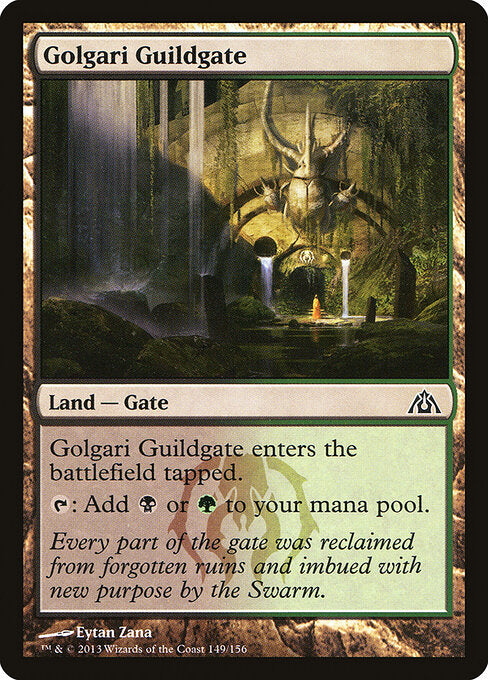 Golgari Guildgate — Dragon's Maze #149 — Foil — reference image 1