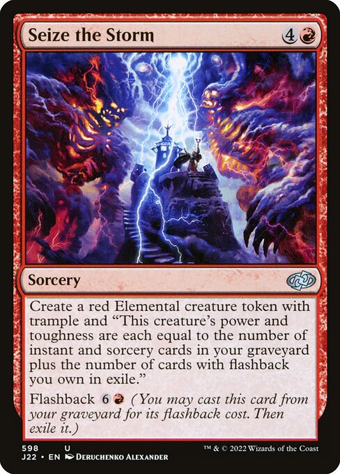 Seize the Storm — Jumpstart 2022 #598 — Non Foil — reference image 1
