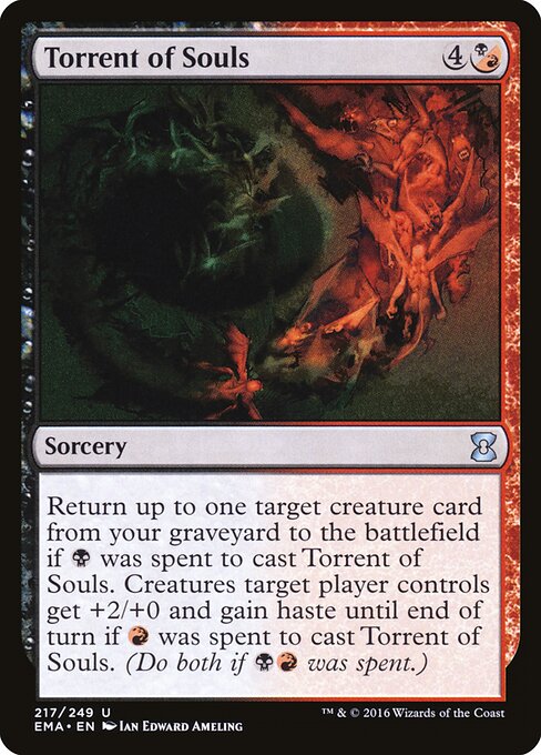Torrent of Souls — Eternal Masters #217 — Non Foil — reference image 1