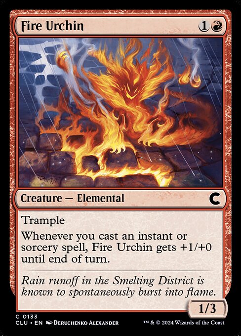 Fire Urchin — Ravnica: Clue Edition #133 — Non Foil — reference image 1