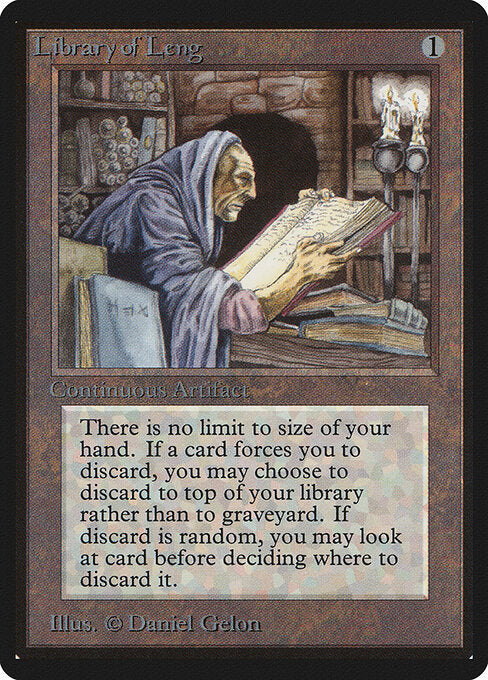 Library of Leng — Limited Edition Beta #258 — Non Foil — reference image 1