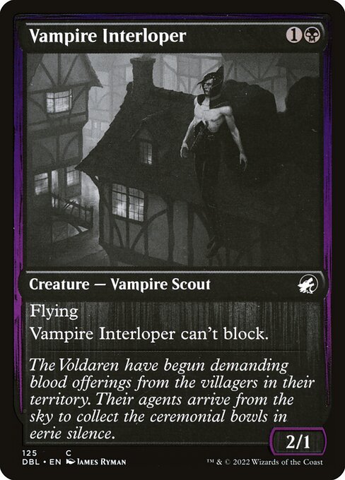 Vampire Interloper — Innistrad: Double Feature #125 — Non Foil — reference image 1