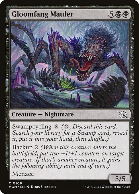 Gloomfang Mauler — March of the Machine #108 — Non Foil — reference image 1