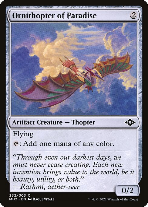 Ornithopter of Paradise — Modern Horizons 2 #232 — Non Foil — reference image 1