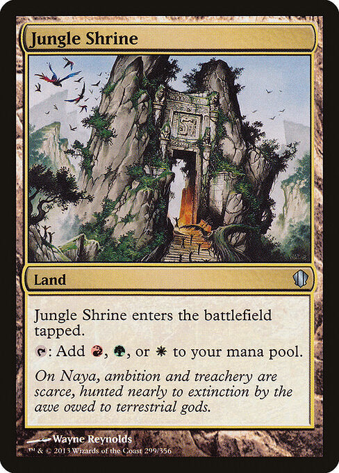 Jungle Shrine — Commander 2013 #299 — Non Foil — reference image 1