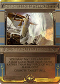Force of Will — Amonkhet Invocations #14 — Foil — reference image 1