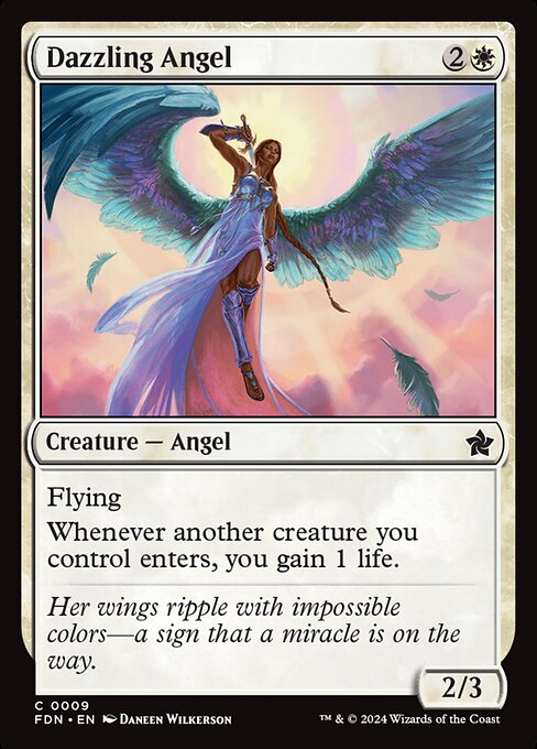 Dazzling Angel — Foundations #9 — Non Foil