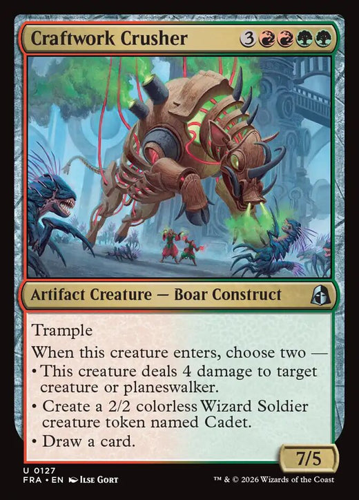 Craftwork Crusher — Reality Fracture #127 — Non Foil