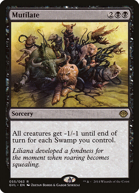 Mutilate — Duel Decks Anthology: Garruk vs. Liliana #55 — Non Foil — reference image 1