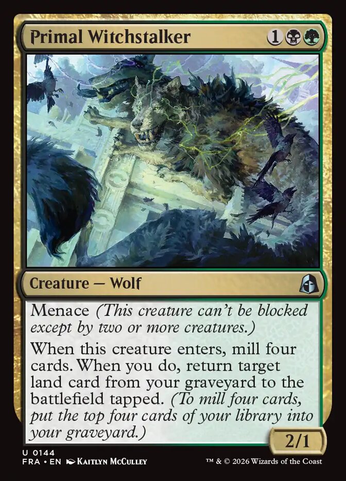 Primal Witchstalker — Reality Fracture #144 — Non Foil