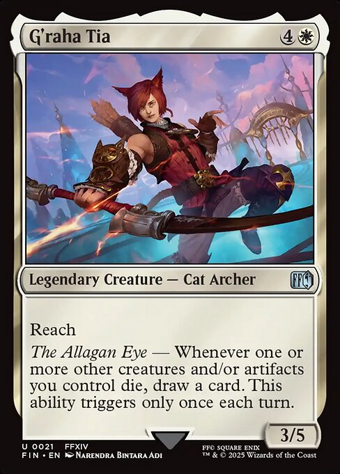 G'raha Tia — Final Fantasy #21 — Foil — reference image 1