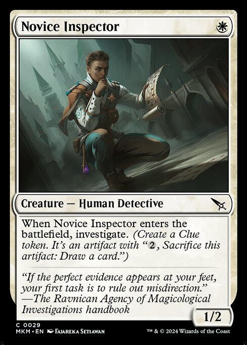 Novice Inspector — Murders at Karlov Manor #29 — Non Foil
