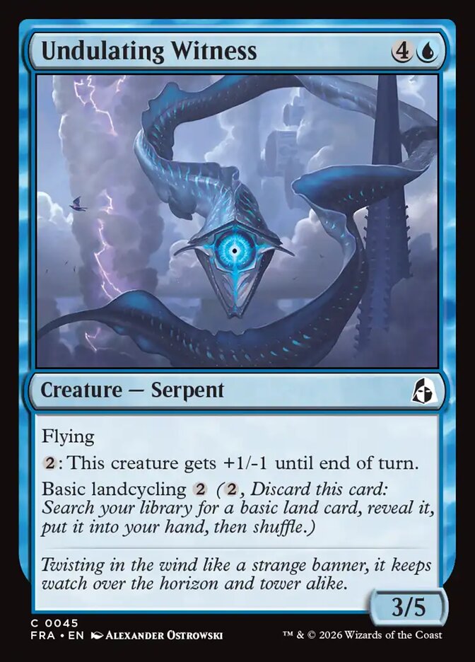 Undulating Witness — Reality Fracture #45 — Non Foil