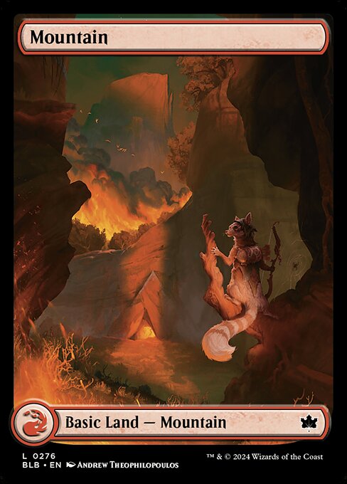 Mountain — Bloomburrow #276 — Non Foil — reference image 1