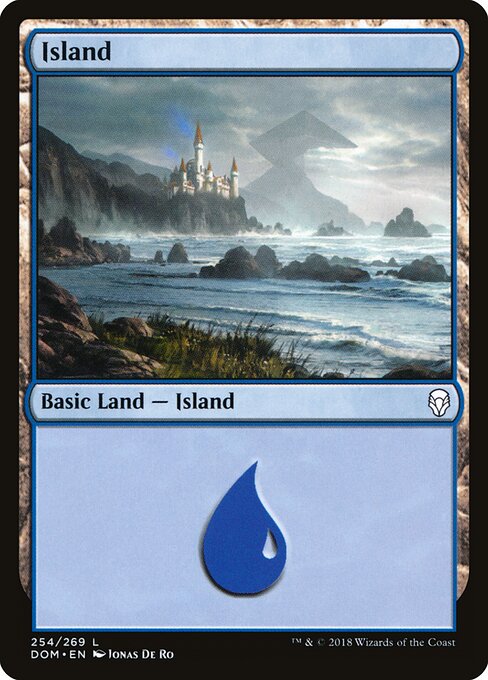 Island — Dominaria #254 — Non Foil — reference image 1