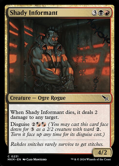Shady Informant — Murders at Karlov Manor #231 — Non Foil
