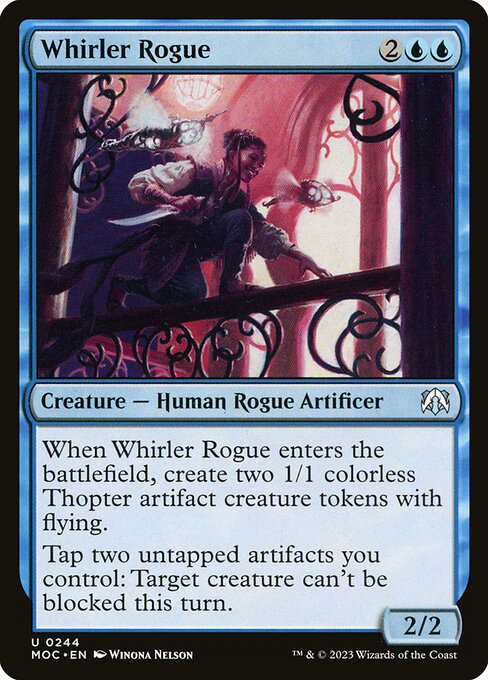 Whirler Rogue — March of the Machine Commander #244 — Non Foil