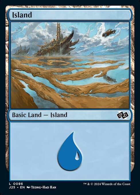 Island — Foundations Jumpstart #86 — Non Foil