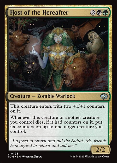 Host of the Hereafter — Tarkir: Dragonstorm #193 — Foil — reference image 1