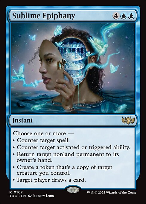 Sublime Epiphany — Tarkir: Dragonstorm Commander #167 — Non Foil — reference image 1