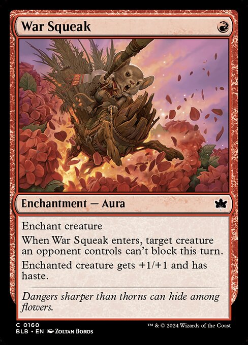 War Squeak — Bloomburrow #160 — Non Foil