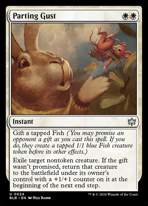 Parting Gust — Bloomburrow #24 — Non Foil
