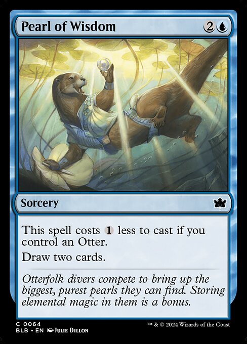 Pearl of Wisdom — Bloomburrow #64 — Non Foil — reference image 1