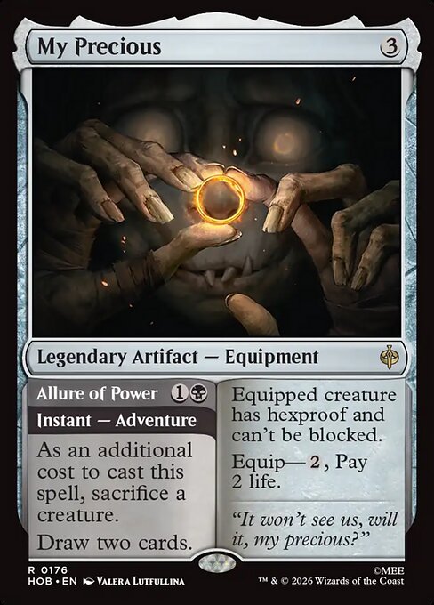 My Precious // Allure of Power — The Hobbit #176 — Non Foil — reference image 1