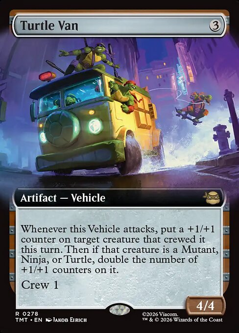 Turtle Van — Teenage Mutant Ninja Turtles #278 — Foil — reference image 1