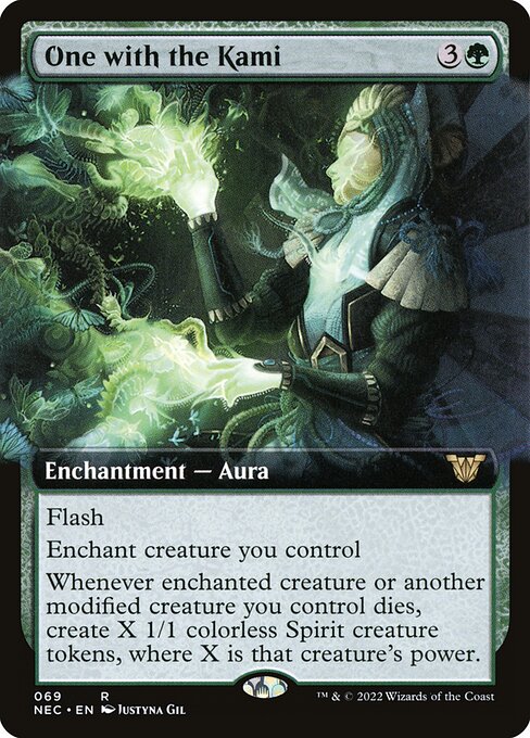 One with the Kami — Neon Dynasty Commander #69 — Non Foil — reference image 1