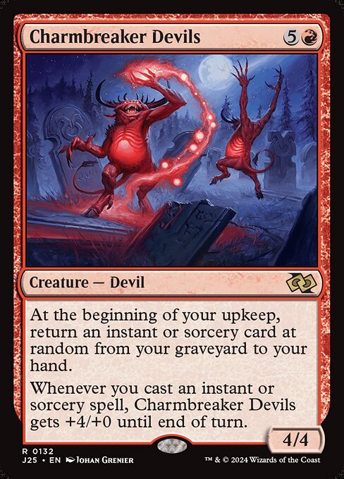 Charmbreaker Devils — Foundations Jumpstart #132 — Non Foil — reference image 1