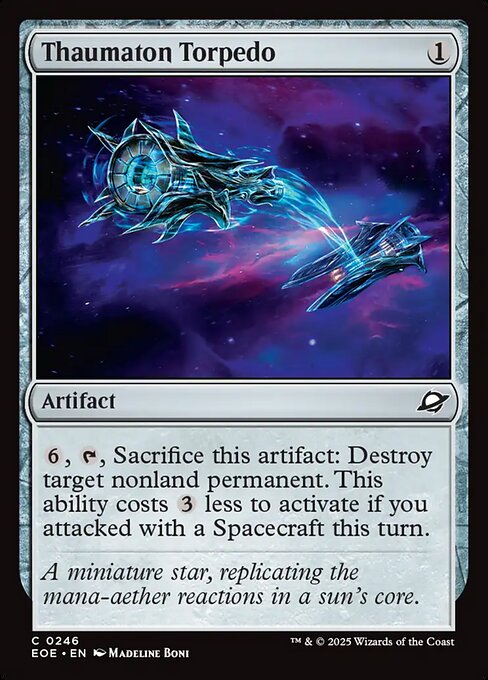 Thaumaton Torpedo — Edge of Eternities #246 — Non Foil