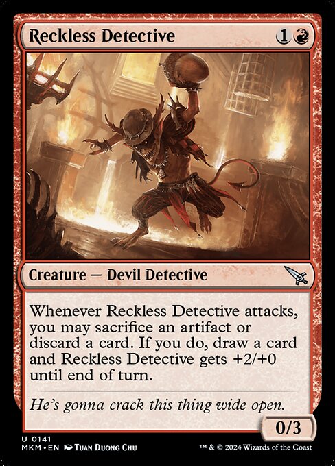 Reckless Detective — Murders at Karlov Manor #141 — Non Foil — reference image 1