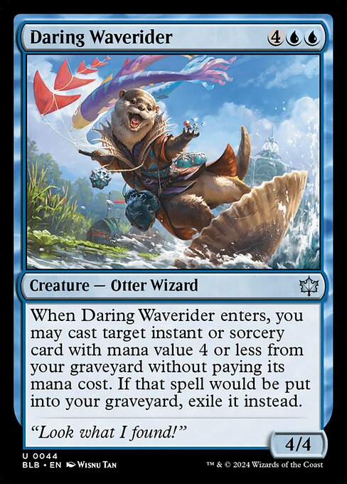 Daring Waverider — Bloomburrow #44 — Non Foil — reference image 1