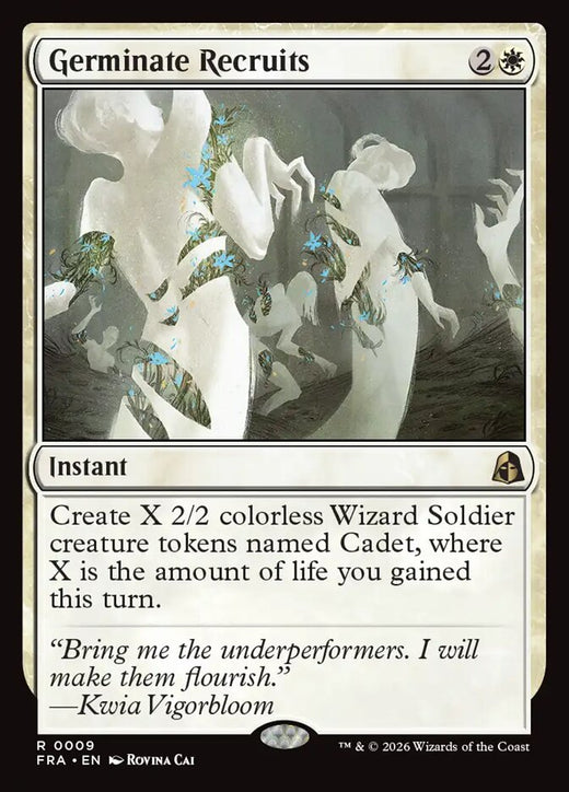 Germinate Recruits — Reality Fracture #9 — Non Foil