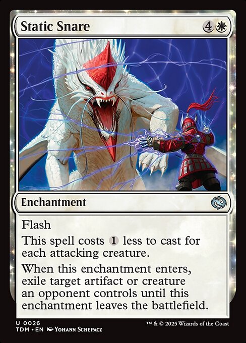 Static Snare — Tarkir: Dragonstorm #26 — Non Foil — reference image 1