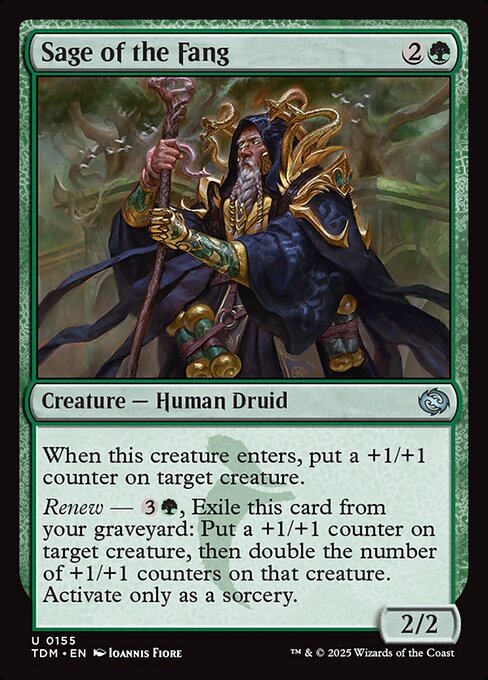 Sage of the Fang — Tarkir: Dragonstorm #155 — Non Foil