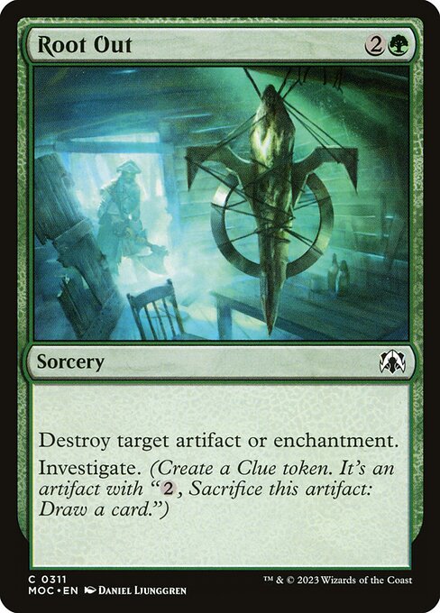 Root Out — March of the Machine Commander #311 — Non Foil — reference image 1
