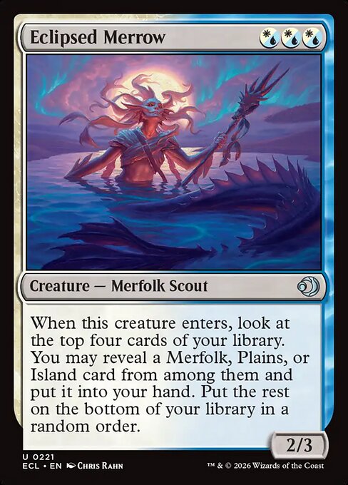 Eclipsed Merrow — Lorwyn Eclipsed #221 — Non Foil — reference image 1