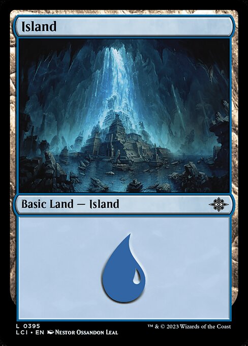 Island — The Lost Caverns of Ixalan #395 — Non Foil