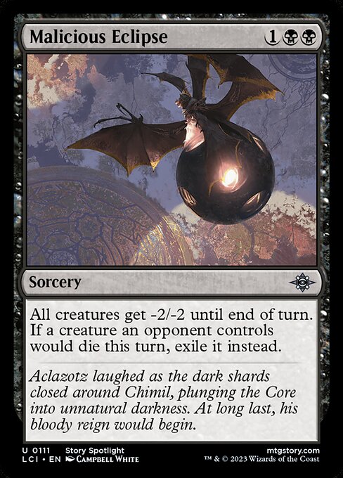 Malicious Eclipse — The Lost Caverns of Ixalan #111 — Non Foil