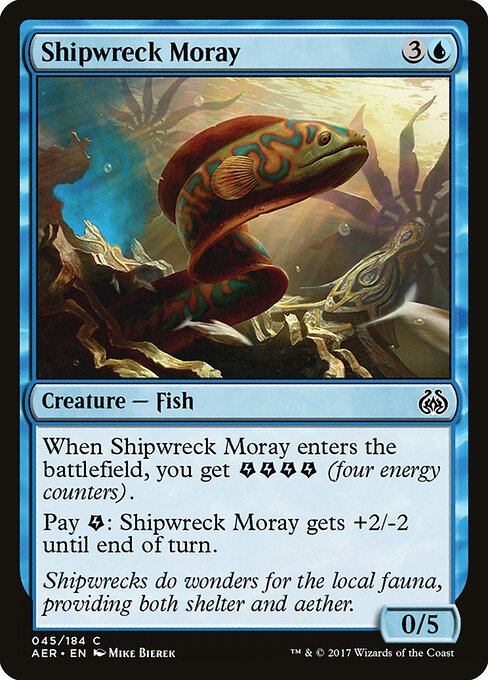 Shipwreck Moray — Aether Revolt #45 — Non Foil
