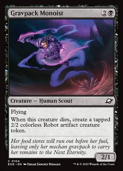 Gravpack Monoist — Edge of Eternities #104 — Foil
