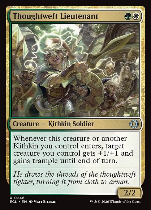Thoughtweft Lieutenant — Lorwyn Eclipsed #246 — Non Foil