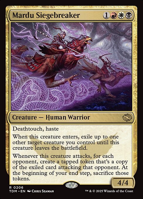 Mardu Siegebreaker — Tarkir: Dragonstorm #206 — Non Foil