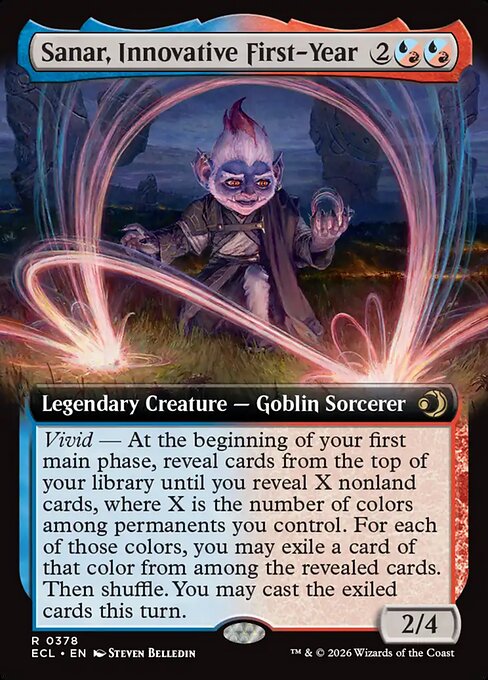 Sanar, Innovative First-Year — Lorwyn Eclipsed #378 — Non Foil — reference image 1