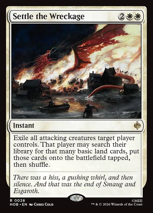 Settle the Wreckage — The Hobbit #26 — Non Foil — reference image 1